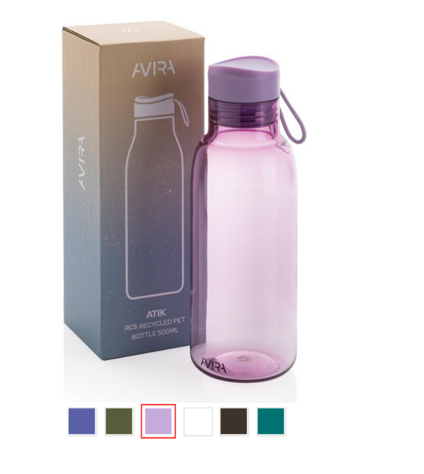 Avira Atik RCS Recycled PET bottle 500ML