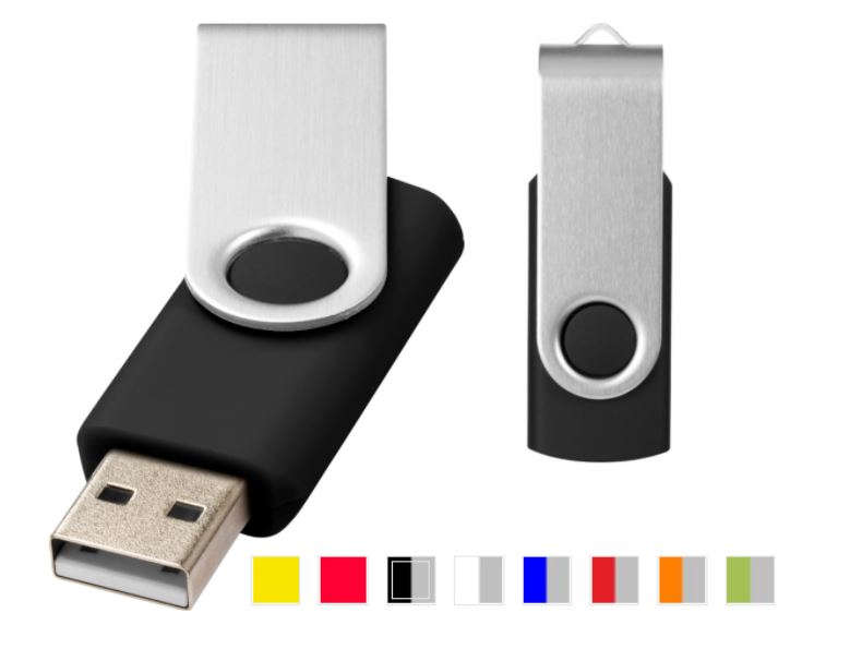 4GB USB flash drive "Rotate-basic" with logo