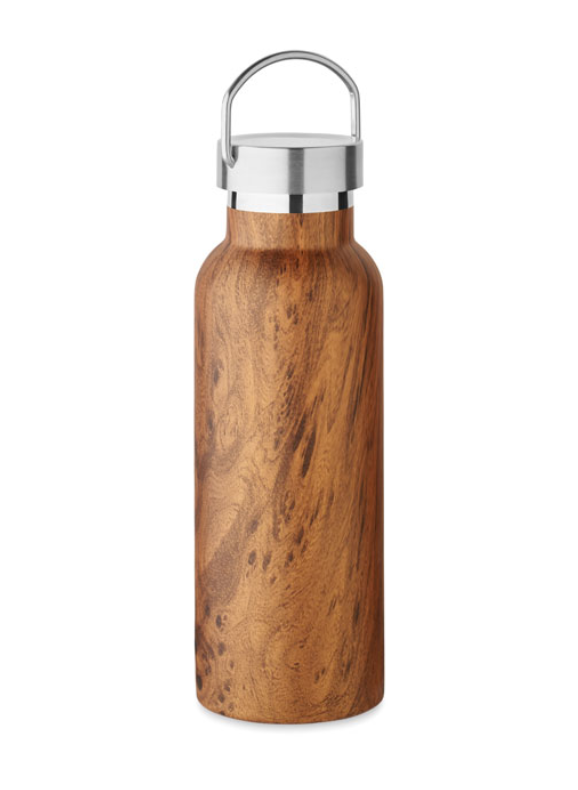 Wooden look bottle "Namib", 500 ml 