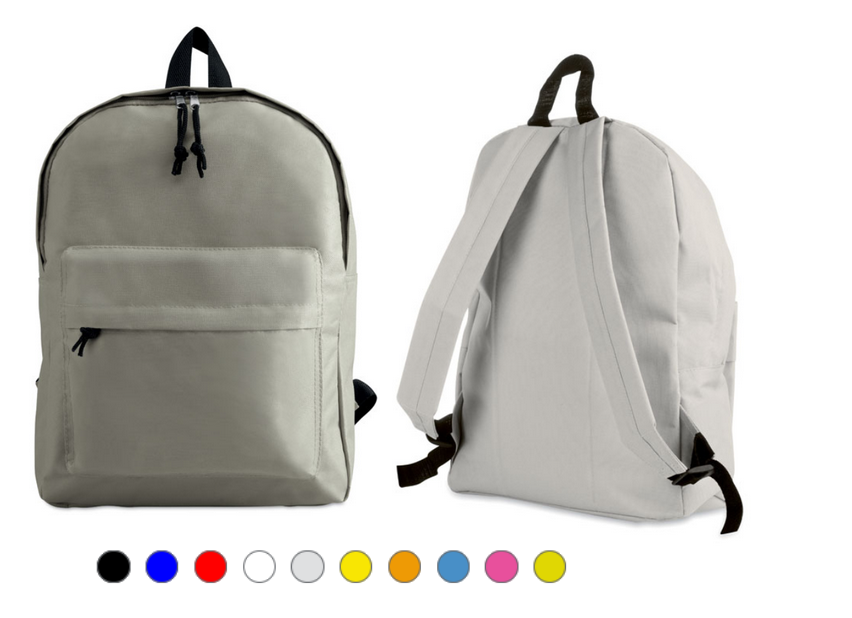 600D polyester backpacks "BAPAL" in your corporate colors with logo