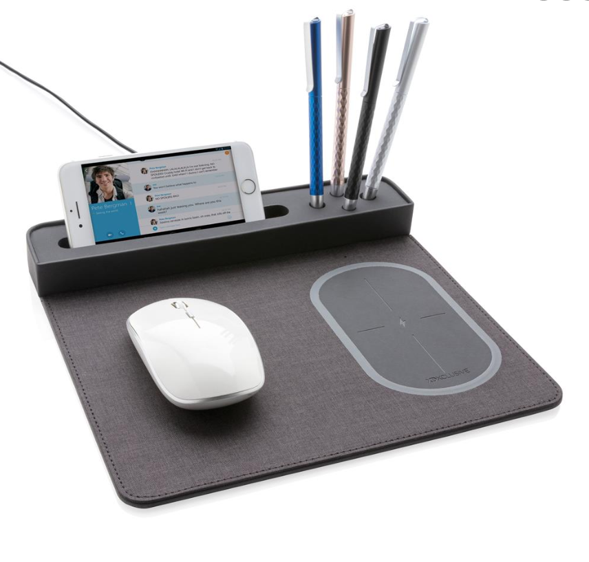 Air mousepad with 5W wireless charging and USB 