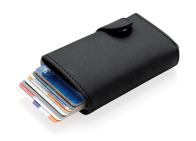 Алюминиевый держатель для кредитных карт / кошелек с защитой RFID.