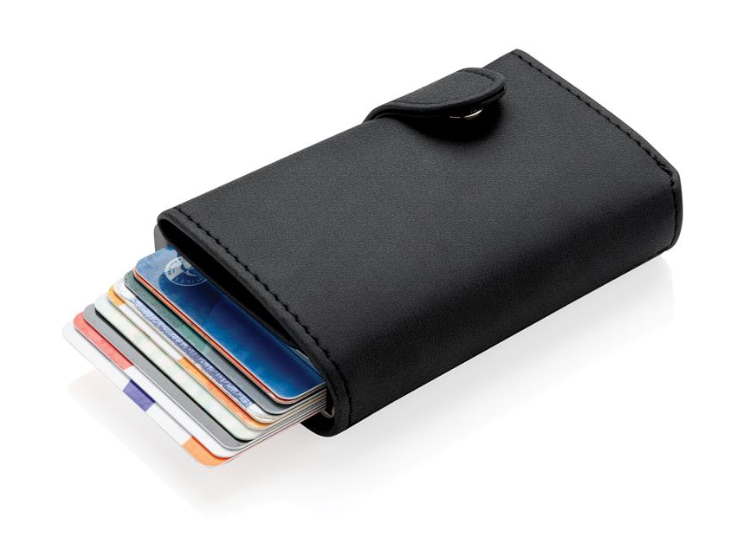 Standard aluminium RFID cardholder with PU wallet