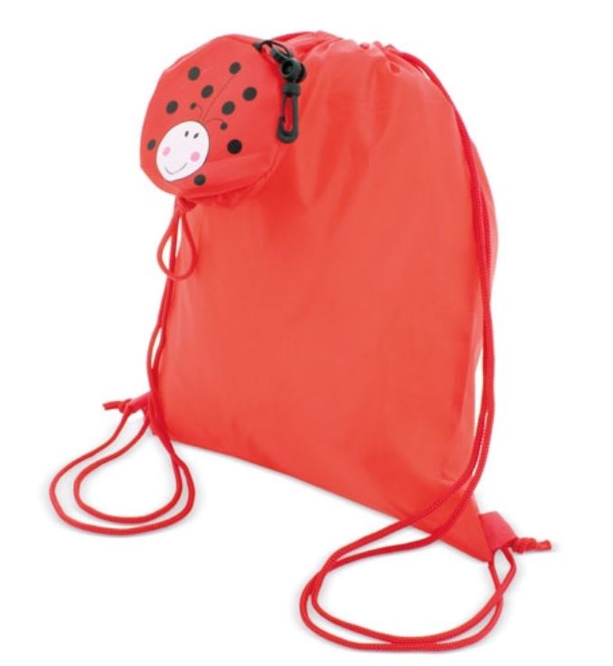 FOLDABLE BACKPACK LADYBUG