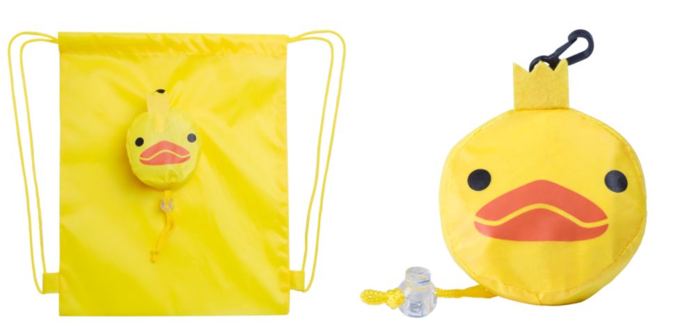 Foldable drawstring bag "Chick" with logo