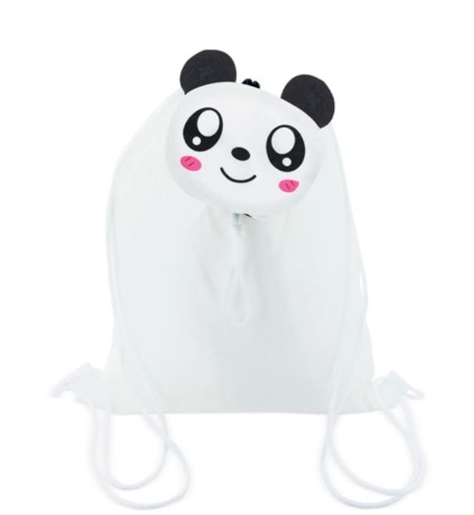 Детская сумка на шнурке "Panda" с логотипом