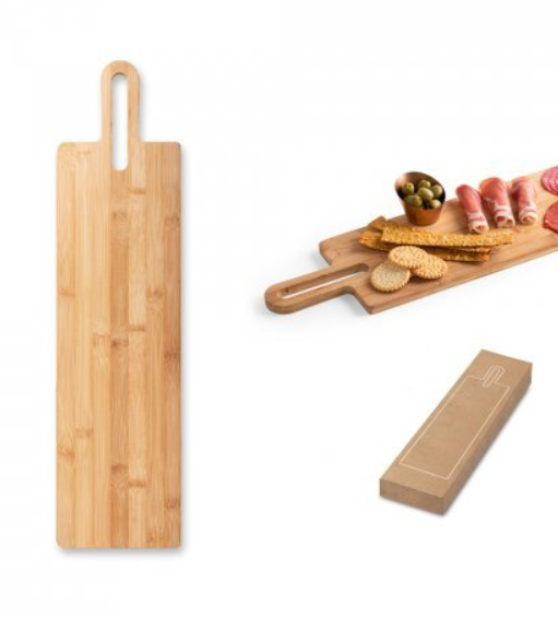 Bamboo serving board with your logo