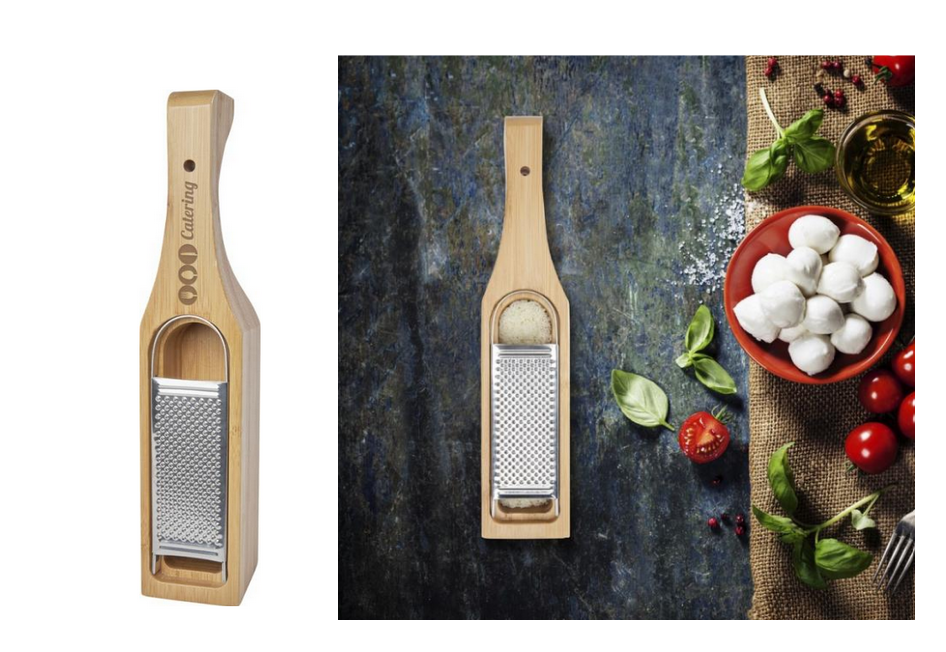Bry bamboo cheese grater with your logo