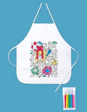 Colouring apron