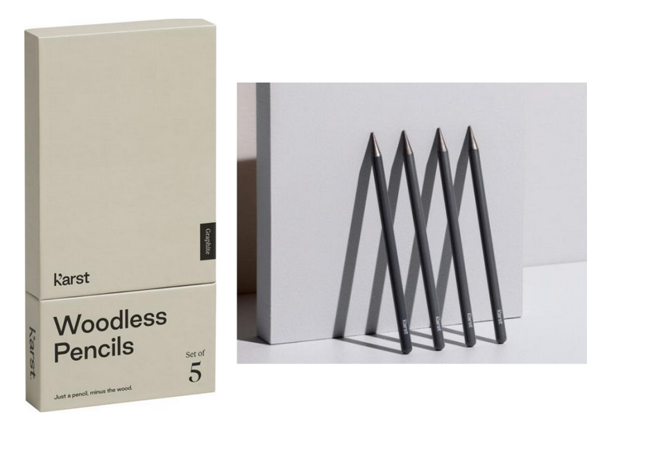 Karst® 5-pack 2B woodless graphite pencils