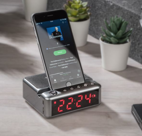 Wireless speaker with clock MELLOW