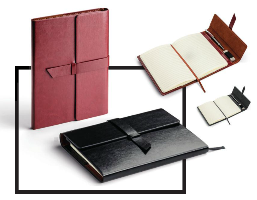 Notebook with eco leather cover