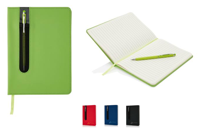 Notebook with pen