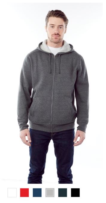 Cypress unisex full zip hoodie