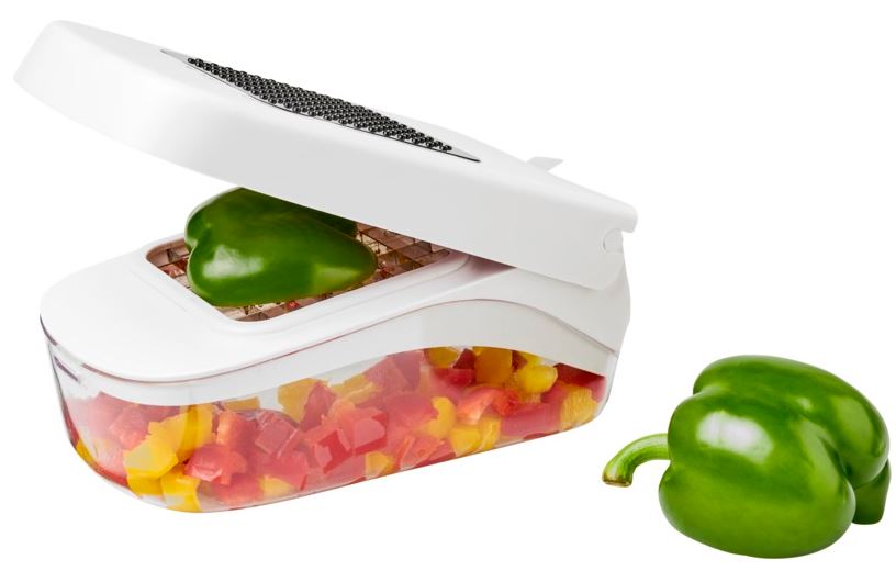 Vegetable chopper with logo