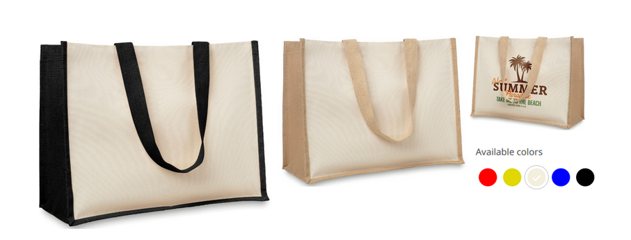 Jute shopping bag "CAMPO DE FIORI"