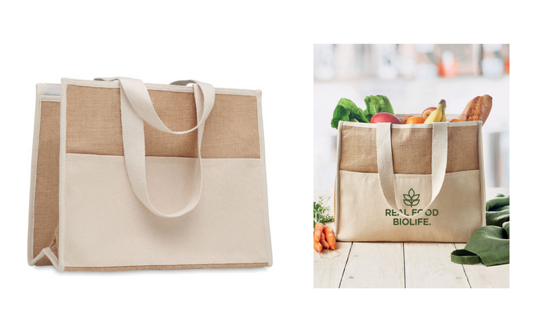Jute shopping and cooler bag "CAMPO"