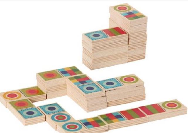 Domino colorful designs