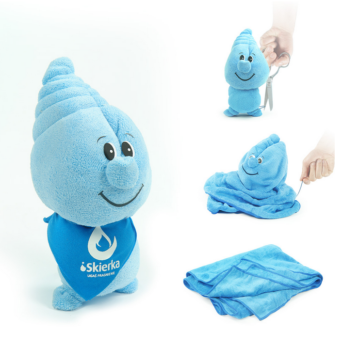 Towel "Water drop" with logo