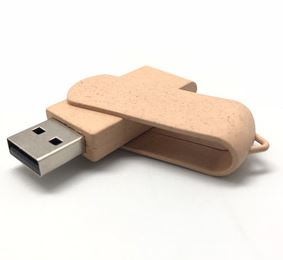 Biodegradable USB memory stick with logo