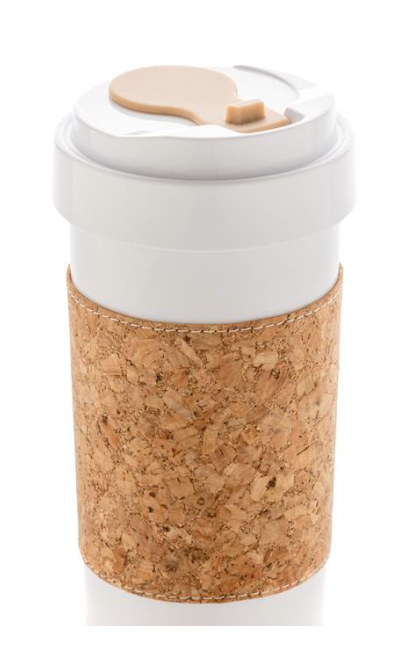 Eco can with cork sleeve