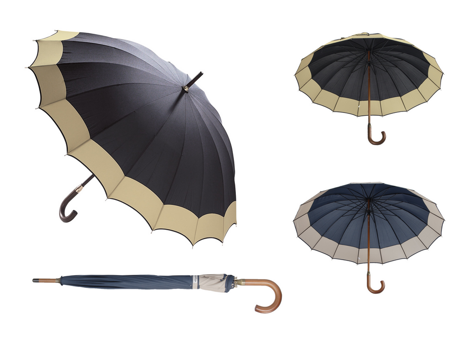 Elegants lietussargs "MONACO" ar Jūsu uzņēmuma logo