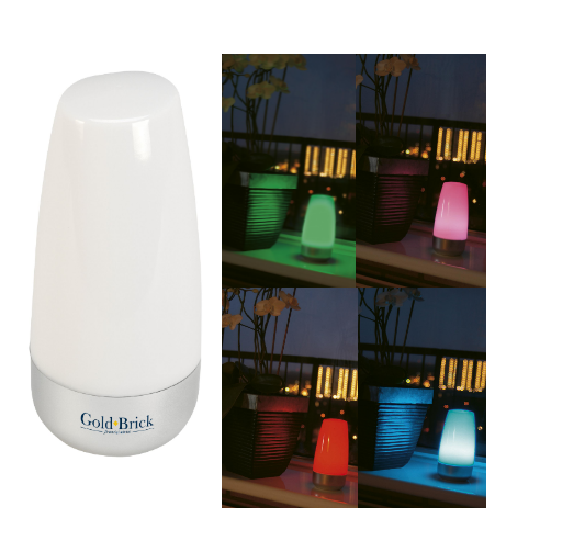 Changing mood light with logo