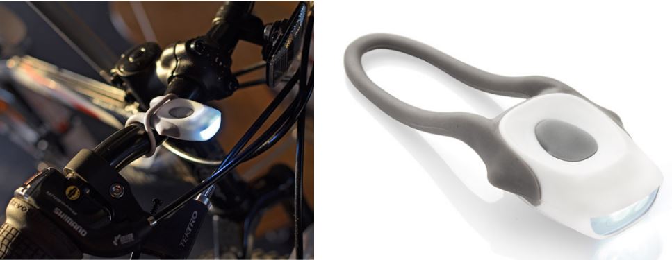 Bike light - front (White LED) with logo