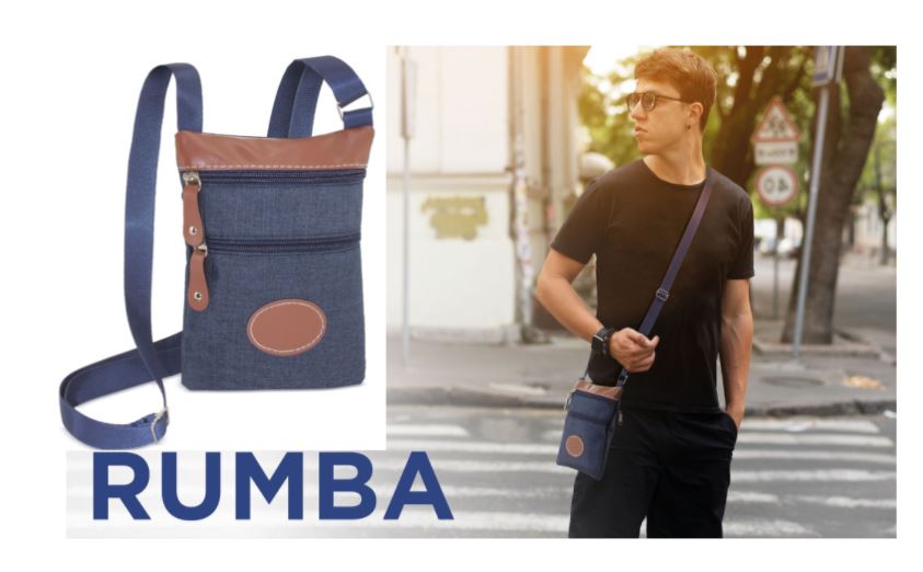 Kompakta ikdienas plecu soma "Rumba" ar Jūsu logo
