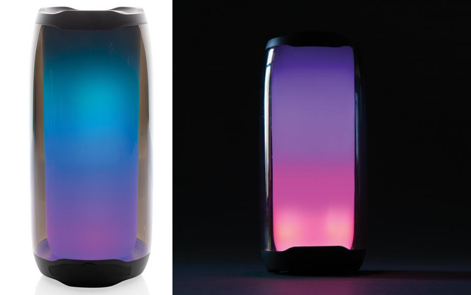 Jaudīgs 10 W bezvadu skaļrunis ar žilbinošām 360 grādu RGB LED gaismām "Lightboom"