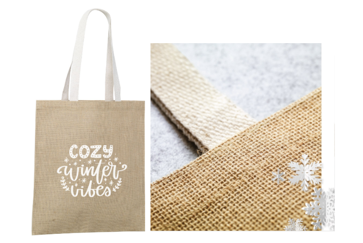 Jute shopping bag with your logo