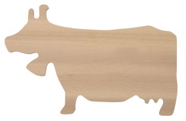 CUTTING BOARD COW SHAPE