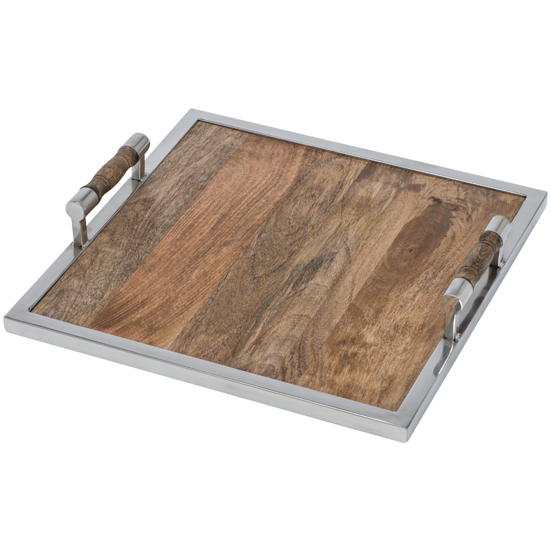 Serving tray made of high quality mango wood