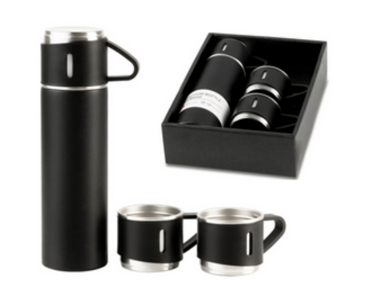 500ml Vacuum flask "NARVIK" with 3 cups