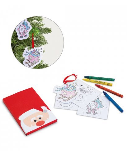 Christmas colouring set 