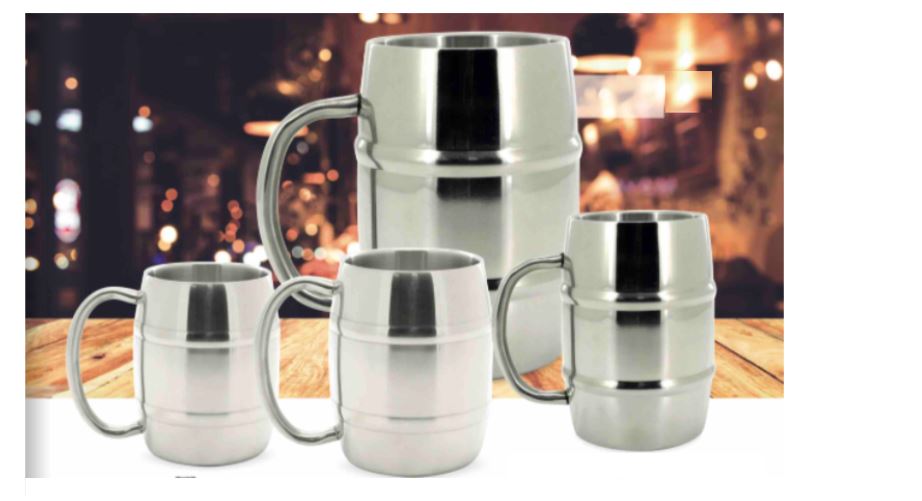 Summer festival beer mugs in different sizes with your logo