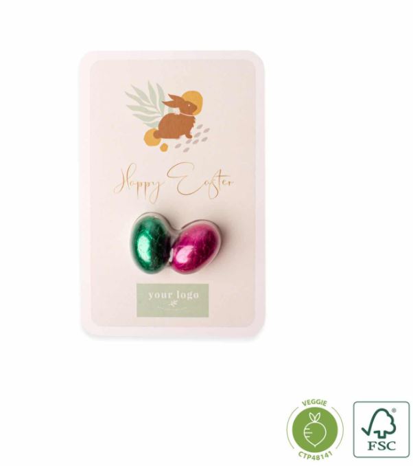Easter promo card with your logo