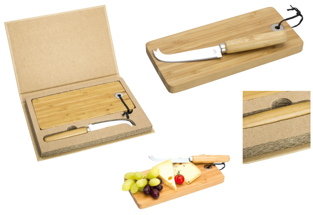 Cheese knife set in high-quality packaging
