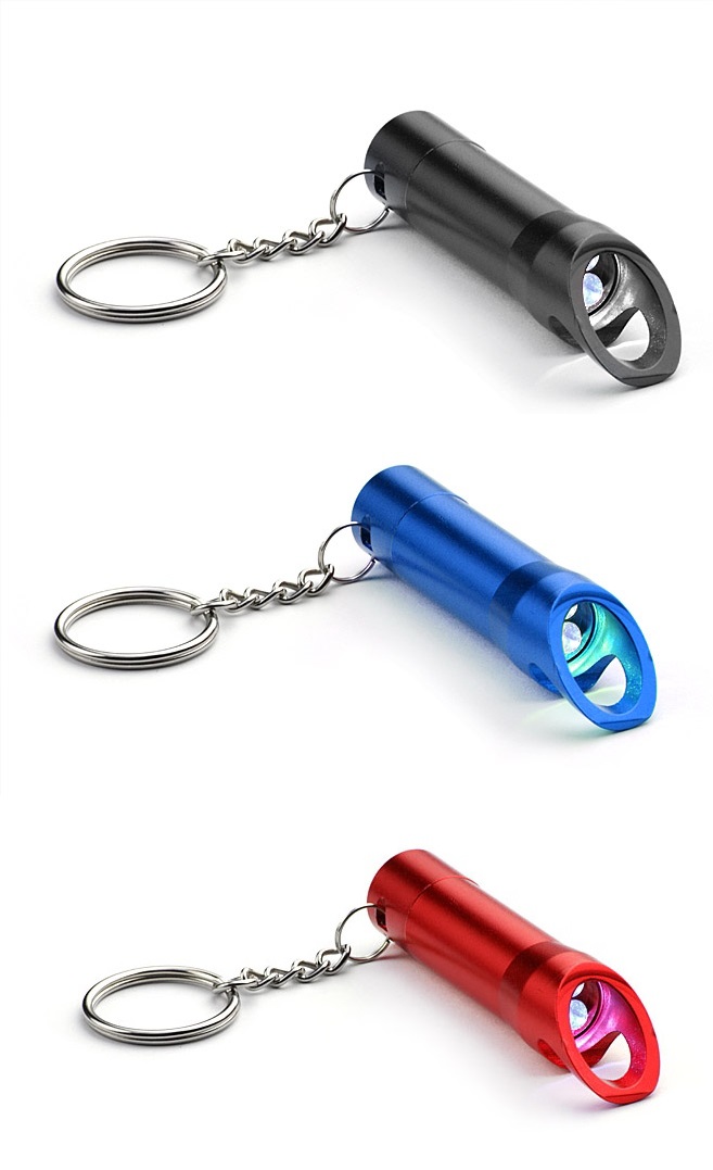 Flash Light- Bottle Opener, with logo