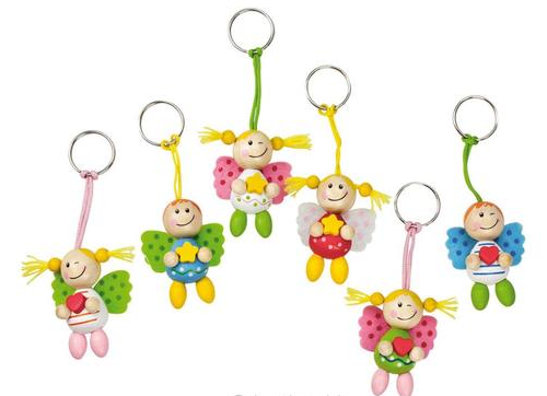 Cute keychain guardian angel for kids