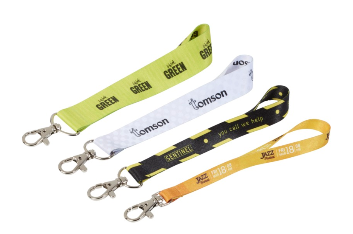 Mini sublimation lanyard both sides