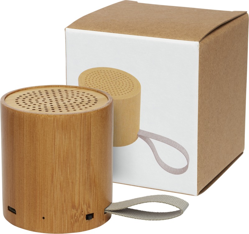 Lako bamboo Bluetooth  speaker with logo