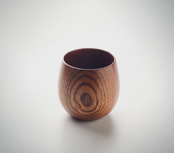 Oak wooden mug 
