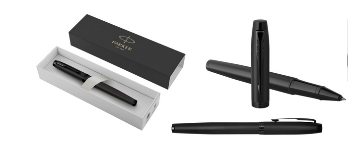 Parker IM achromatic rollerball pen - Solid black