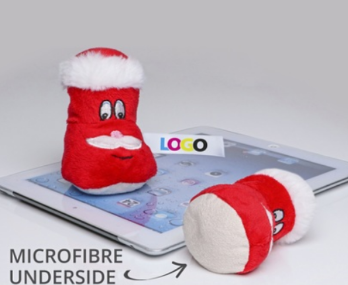 Cute "Santa´s Boot" for phone screen cleaning