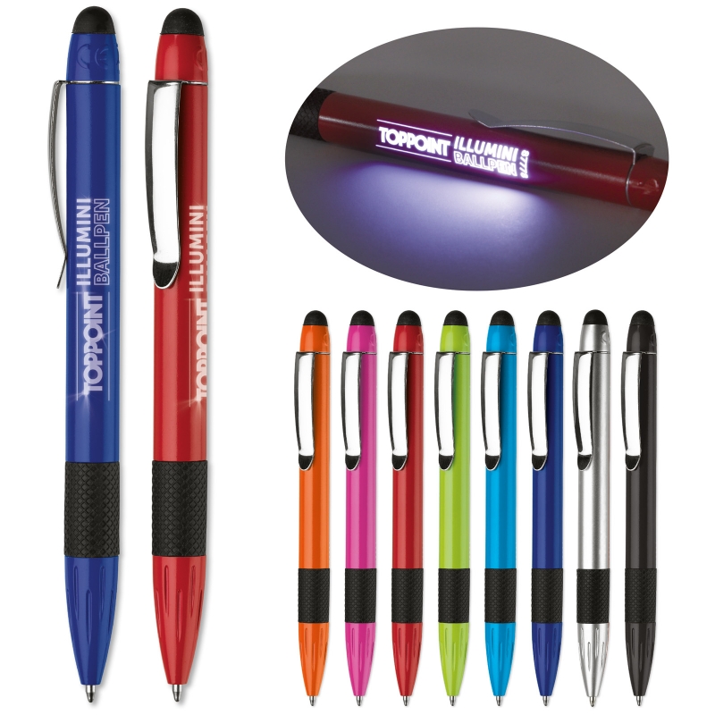 Pildspalvas ar izgaismotu Jūsu uzņēmuma logo 