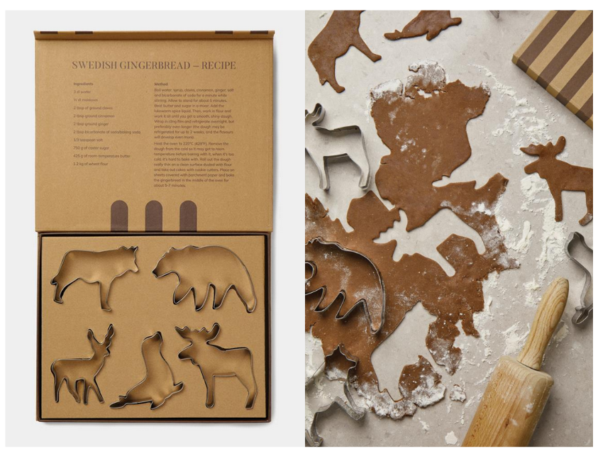 Nordic big 5 cookie cutter 5-piece set 