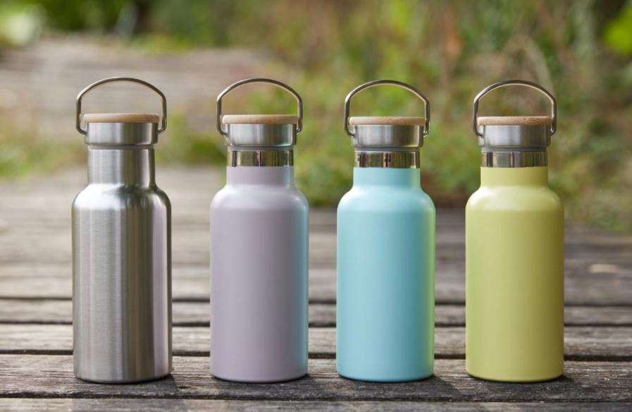 Vacuum flask "Cascada", 0.35 l with logo