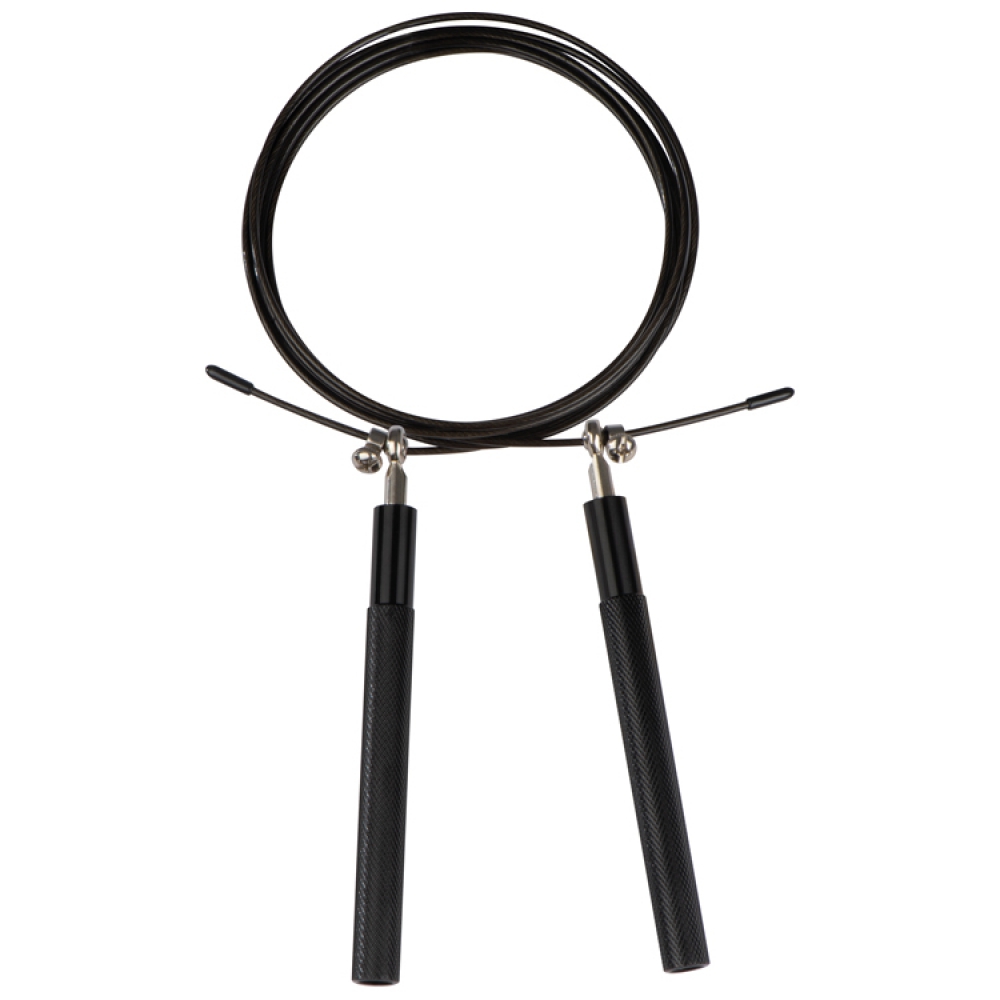 Skipping rope with metal handles
