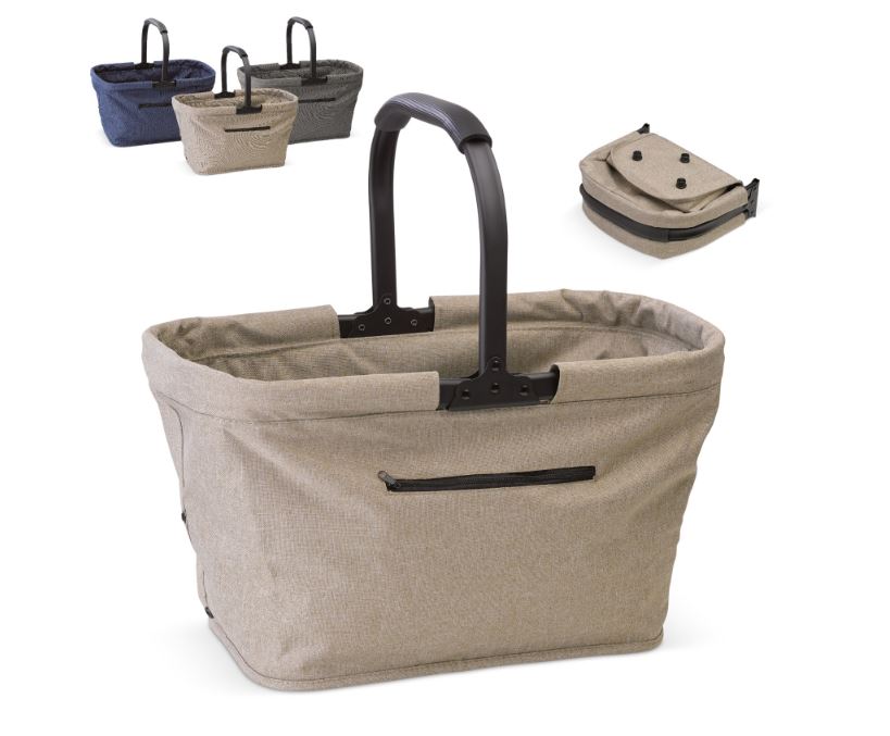 Foldable picnic basket 2-in-1 cooling bag
